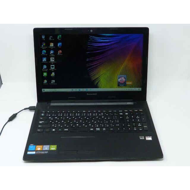 Lenovo(レノボ)のLenovoノートパソコン G50-45 Office2019 Webカメラ スマホ/家電/カメラのPC/タブレット(ノートPC)の商品写真