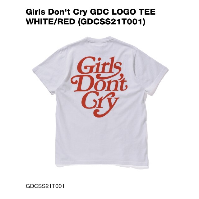 GDC(ジーディーシー)のGirls Don't Cry GDC LOGO TEE ガルドン white メンズのトップス(Tシャツ/カットソー(半袖/袖なし))の商品写真