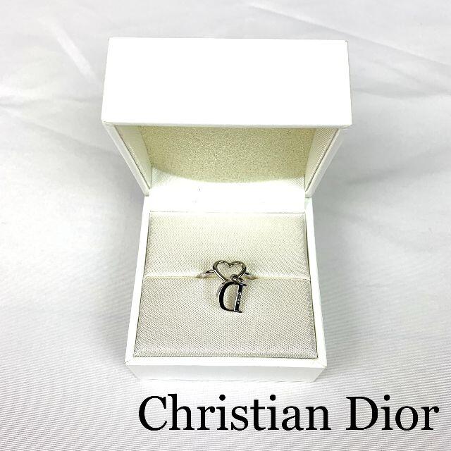 優先配送 Dior Christian - Dior Christian  Dロゴ　ハートモチーフ　リング　11号  リング(指輪)