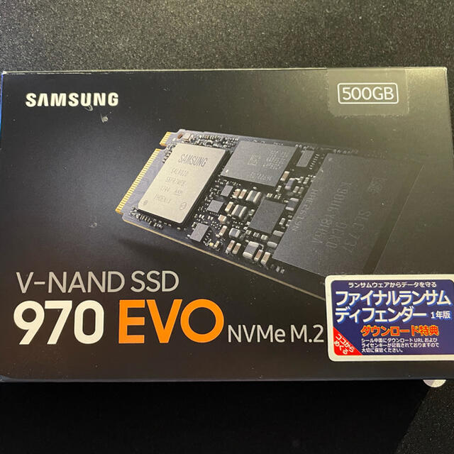 Samsung 970 EVO 500GB NVMe M.2 SSDスマホ/家電/カメラ