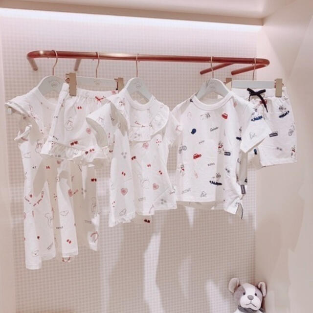 gelato pique(ジェラートピケ)のジェラートピケ baby 2点セット　70〜80size キッズ/ベビー/マタニティのベビー服(~85cm)(Ｔシャツ)の商品写真