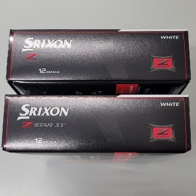 Srixon(スリクソン)のスリクソン ZSTAR XV ホワイト 2ダース チケットのスポーツ(ゴルフ)の商品写真