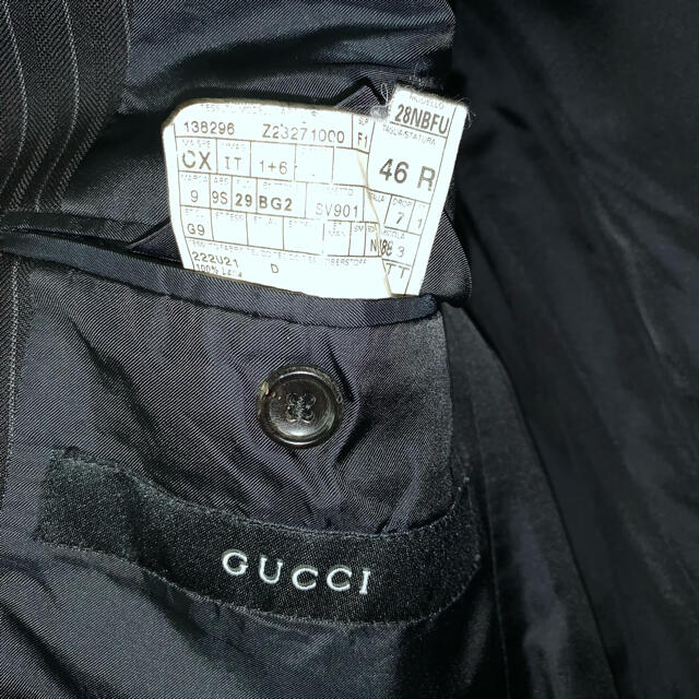 Gucci(グッチ)のGUCCI トムフォード期 ストライプ セットアップ シングル 三つボタン  メンズのスーツ(セットアップ)の商品写真