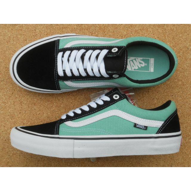 バンズ VANS OLD SKOOL PRO 27,5cm Blk/Jadeアッパー底サイズ