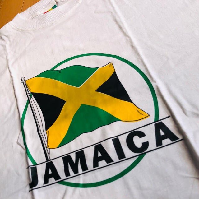 ジャマイカで買った 【Flag of Jamaica 】Tシャツ！ メンズのトップス(Tシャツ/カットソー(半袖/袖なし))の商品写真