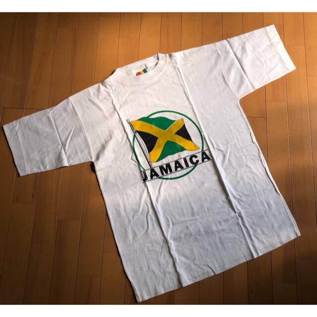 ジャマイカで買った 【Flag of Jamaica 】Tシャツ！ メンズのトップス(Tシャツ/カットソー(半袖/袖なし))の商品写真