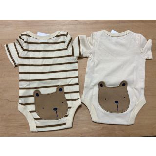 ベビーギャップ(babyGAP)のベビーギャップ⭐︎ ブラナンベア　ロンパース　ボディシャツ　おしり　くま　60(ロンパース)