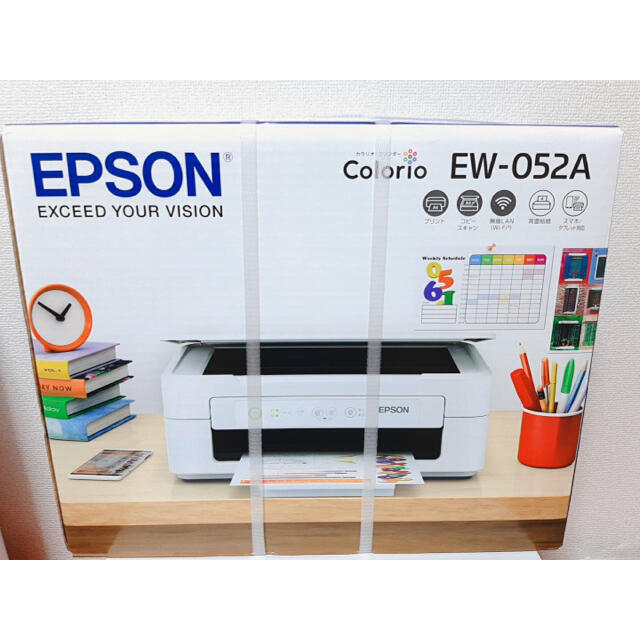 EPSON　エプソン プリンター インクジェット複合機 カラリオ EW-052Aコピースキャナー印刷機能