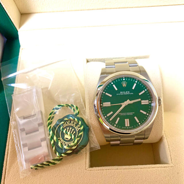 ROLEX(ロレックス)のたわし様専用　新品未使用　ロレックス　オイスターパーペチュアル41　 メンズの時計(腕時計(アナログ))の商品写真