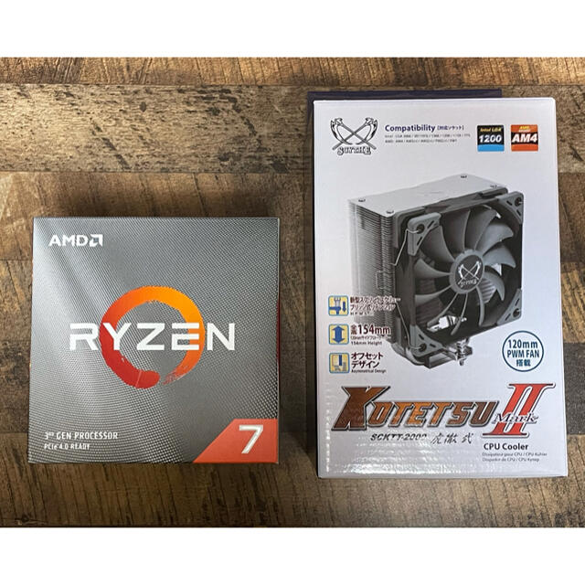 AMD Ryzen7 3700X ＋ 虎徹MarkII