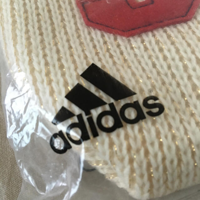 adidas(アディダス)のadidas（アディダス）【新品未使用】サイコロ型ニットポーチ レディースのファッション小物(ポーチ)の商品写真