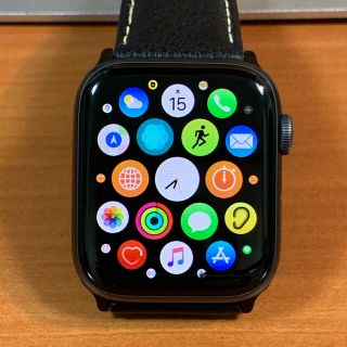 アップル(Apple)のApple Watch 4  44mm  スペースグレー アルミモデル(腕時計(デジタル))