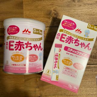 モリナガニュウギョウ(森永乳業)のE赤ちゃん 粉ミルク 300ｇ スティックタイプ セット(乳液/ミルク)