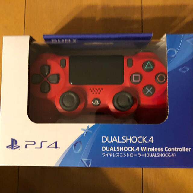 新品　PlayStation4 コントローラー　純正　レッド　1個ゲームソフト/ゲーム機本体