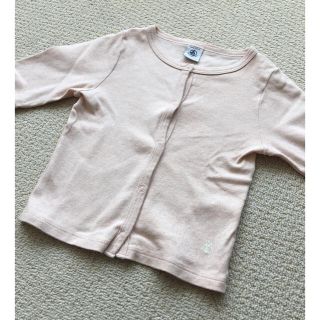 プチバトー(PETIT BATEAU)のPETIT BATEAU 女の子ピンクカーディガン4ans(104cm)🤓(カーディガン)