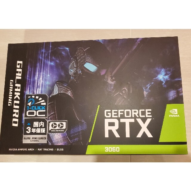 新品GALAKURO GEFORCE RTX 3060