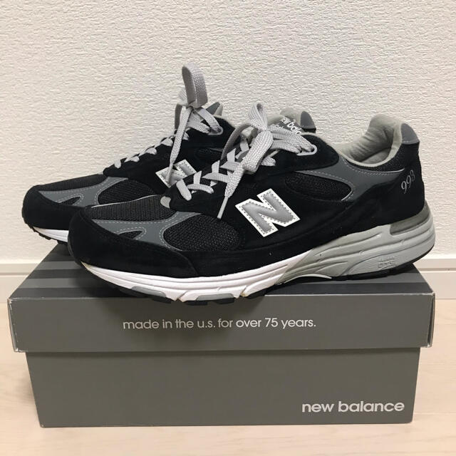New Balance(ニューバランス)のNEW BALANCE 993 BK MIU BLACK US メンズの靴/シューズ(スニーカー)の商品写真