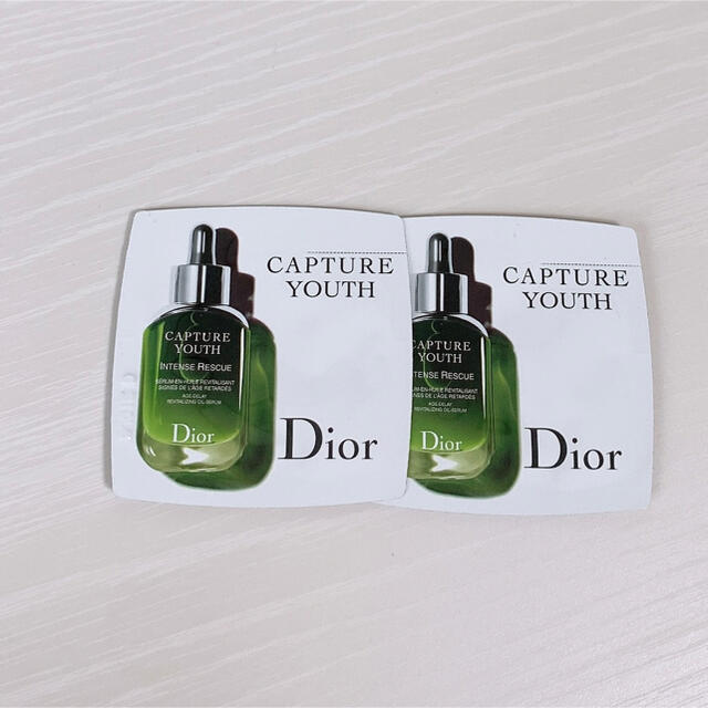 Dior(ディオール)のDior カプチュール　ユース　インテンス R オイル(美容液) ×2 コスメ/美容のキット/セット(サンプル/トライアルキット)の商品写真