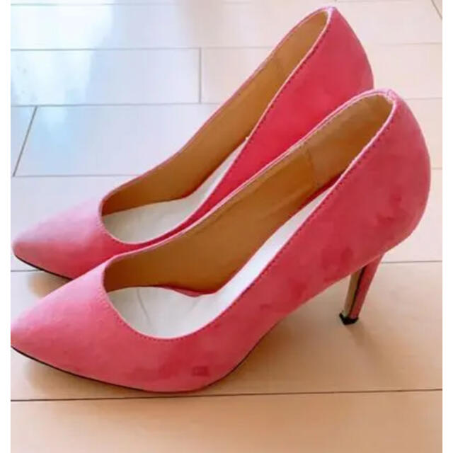 パンプス　ピンク レディースの靴/シューズ(ハイヒール/パンプス)の商品写真