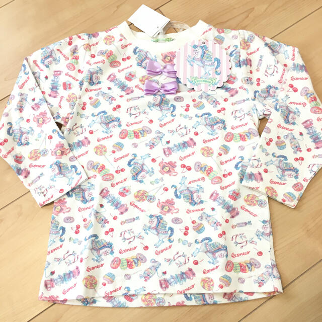 しまむら(シマムラ)の女の子110 エコネコ キッズ/ベビー/マタニティのキッズ服女の子用(90cm~)(Tシャツ/カットソー)の商品写真