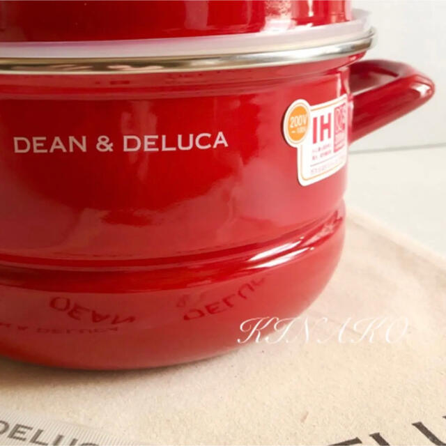 DEAN & DELUCA(ディーンアンドデルーカ)のDEAN＆DELUCAキャセロールLお鍋ディーン＆デルーカ★キッチン雑貨キャンプ インテリア/住まい/日用品のキッチン/食器(鍋/フライパン)の商品写真