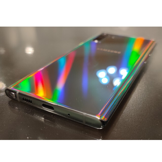 Galaxy(ギャラクシー)の【中古美品】galaxy note10 8GB/256GB AURA GLOW スマホ/家電/カメラのスマートフォン/携帯電話(スマートフォン本体)の商品写真