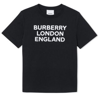 バーバリー(BURBERRY)の【新作】バーバリー　ロゴTシャツ　ブラック　14(Tシャツ(半袖/袖なし))