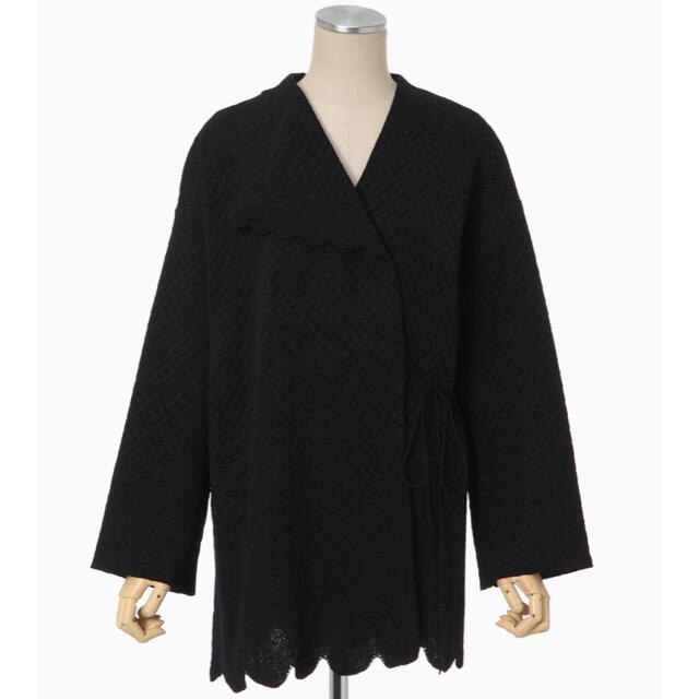 mame(マメ)のmame  scallop cut knitted jacket ニット レディースのトップス(ニット/セーター)の商品写真