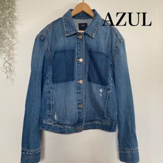 アズールバイマウジー(AZUL by moussy)のAZUL アズール デニムジャケット Gジャン(Gジャン/デニムジャケット)