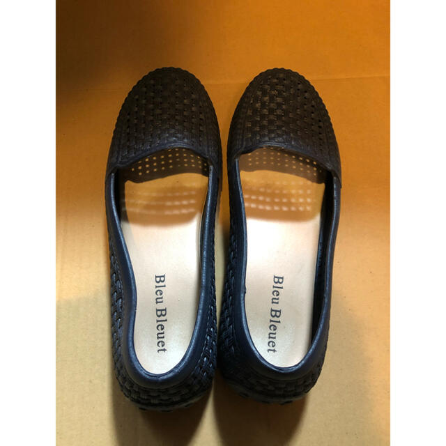 Bleu Bleuet(ブルーブルーエ)のビニール製　紺色サンダル レディースの靴/シューズ(サンダル)の商品写真