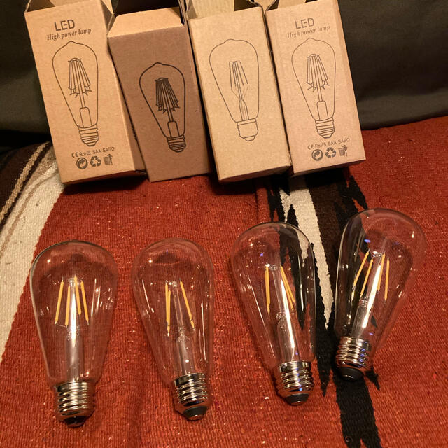 エジソンランプ　LED 6個