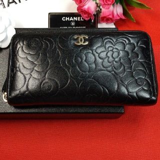 シャネル(CHANEL)のCHANEL　カメリア財布(財布)