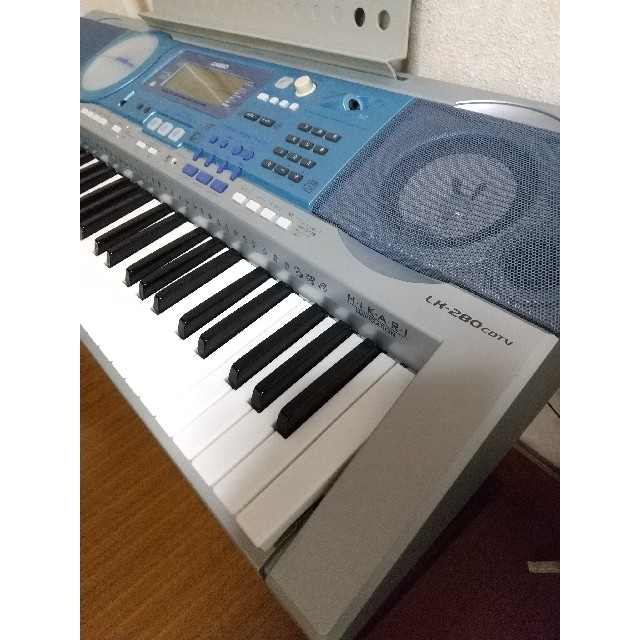 CASIO(カシオ)のCASIO LK-280CDTV キーボード 光ナビゲーション 楽器の鍵盤楽器(キーボード/シンセサイザー)の商品写真