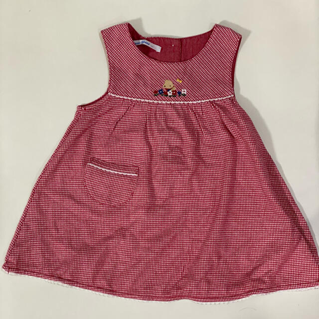 familiar(ファミリア)のファミリア　ワンピース　ジャンバースカート二枚セット キッズ/ベビー/マタニティのベビー服(~85cm)(ワンピース)の商品写真