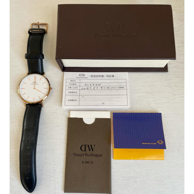 Daniel Wellington(ダニエルウェリントン)のDaniel Wellington ダニエル　ウェリントン　腕時計　０１０７ＤＷ レディースのファッション小物(腕時計)の商品写真