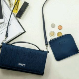 シップス(SHIPS)のSHIPS スマホポシェット＆チビ財布(ショルダーバッグ)