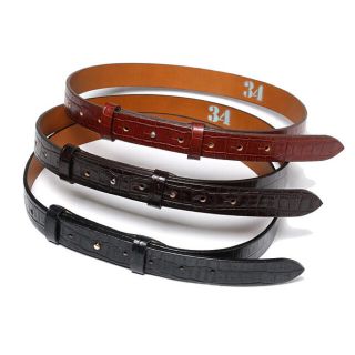 サンシー(SUNSEA)の専用　sunsea  crocodile belt サンシー　ベルト　ブラウン(ベルト)