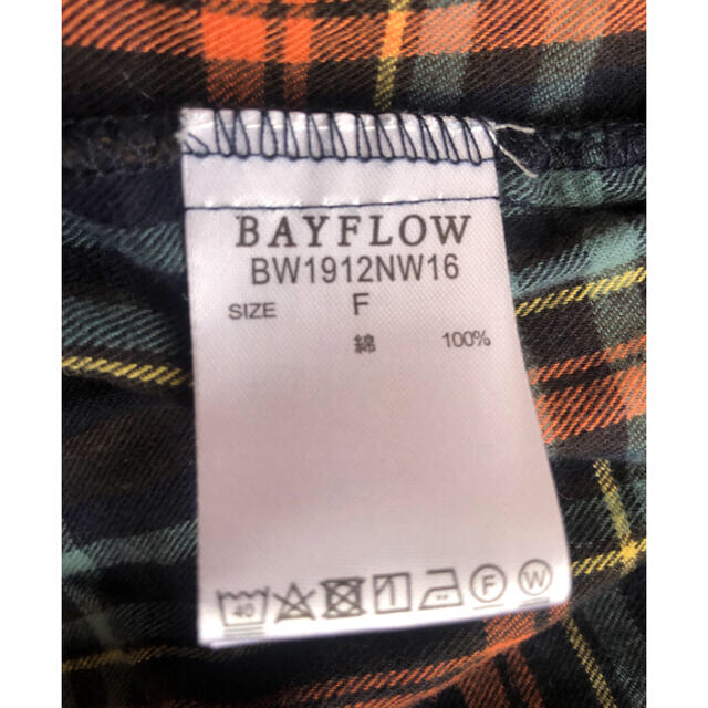 BAYFLOW(ベイフロー)のベイフロー　チェックシャツ レディースのトップス(シャツ/ブラウス(長袖/七分))の商品写真