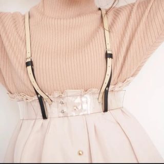 クレイミー(Crayme,)のBicolor Leather Harness(サスペンダー)