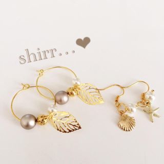 shirr…❤︎❁数量限定♡即購入ok2ペアセット❁(ピアス)