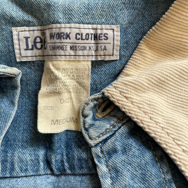 Lee(リー)のLEE デニムシャツ  denim shits 襟 切り替え コーデュロイ メンズのトップス(シャツ)の商品写真