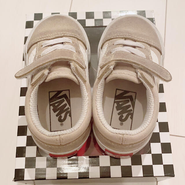 VANS(ヴァンズ)のvans ベビー　スニーカー  ベージュ　ヴァンズ　13.5cm キッズ/ベビー/マタニティのベビー靴/シューズ(~14cm)(スニーカー)の商品写真