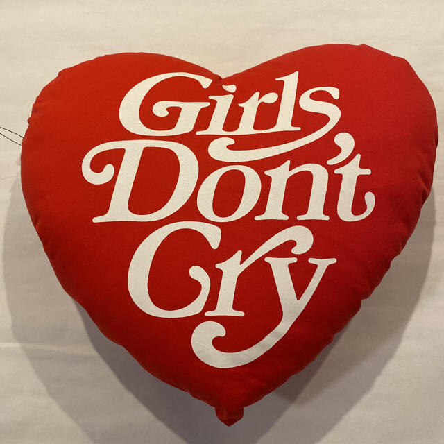Girls Don't Cry GDC LOGO PILLOW RED