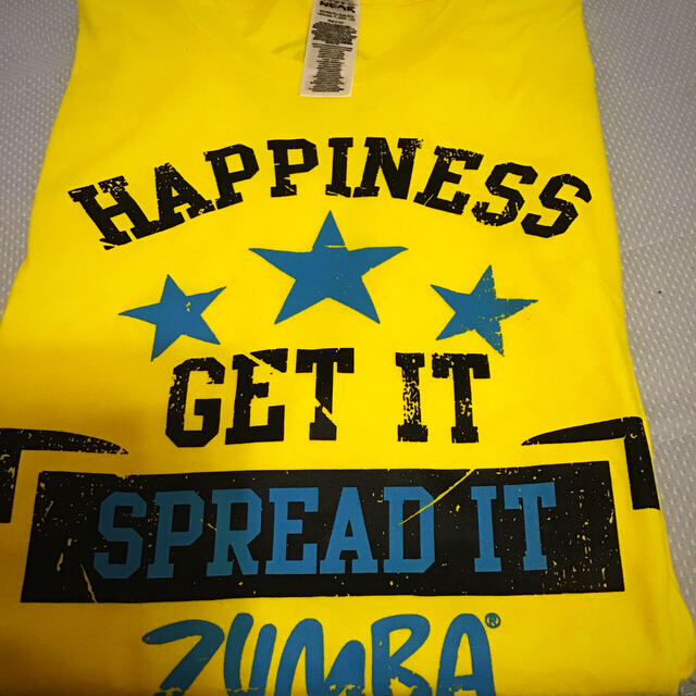 Zumba(ズンバ)のZumba Tシャツ　イエロー⑥ メンズのトップス(Tシャツ/カットソー(半袖/袖なし))の商品写真