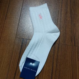 ラルフローレン(Ralph Lauren)のRALPH LAURENソックス（白）日本製(ソックス)