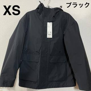 ジルサンダー(Jil Sander)のユニクロ ジルサンダー オーバーサイズマウンテンパーカ ブラック +J XS(マウンテンパーカー)