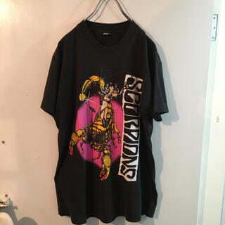 80's スコーピオンズロックバンドTシャツ(M)USAヴィンテージ古着(Tシャツ/カットソー(半袖/袖なし))