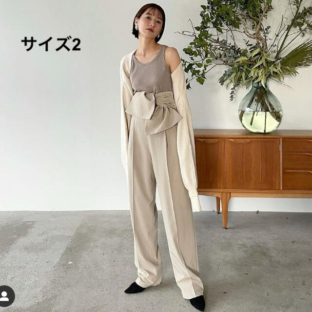 新品タグ付き CLANE OBI PANTS アイボリー サイズ2 | tediquori.com