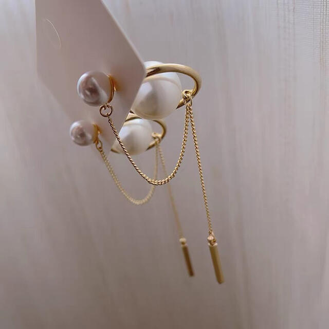 限定品】 ✴︎agate K10淡水パールピアス 逃げ恥 ガッキー ピアス(両耳