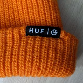 ハフ(HUF)のHUF　オレンジ　ニット帽/ビーニー(ニット帽/ビーニー)